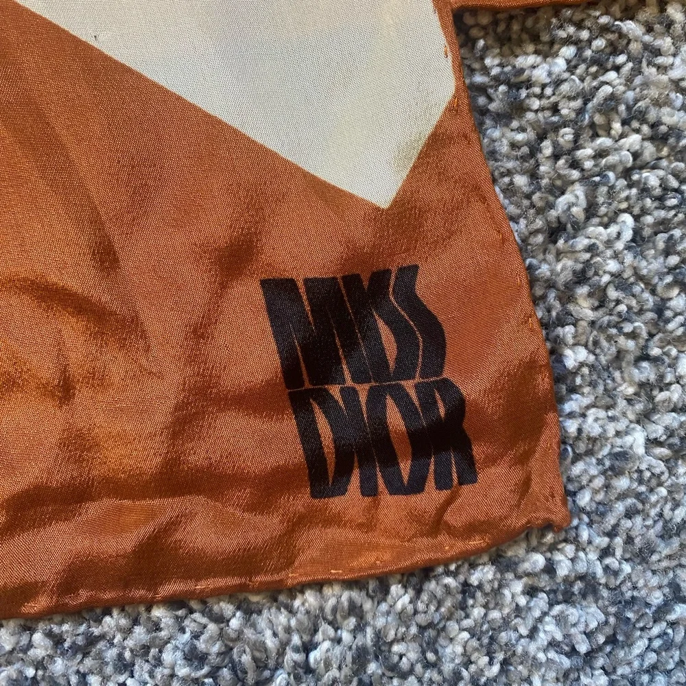 Miss Dior Vintage Patterned Silk Scarf